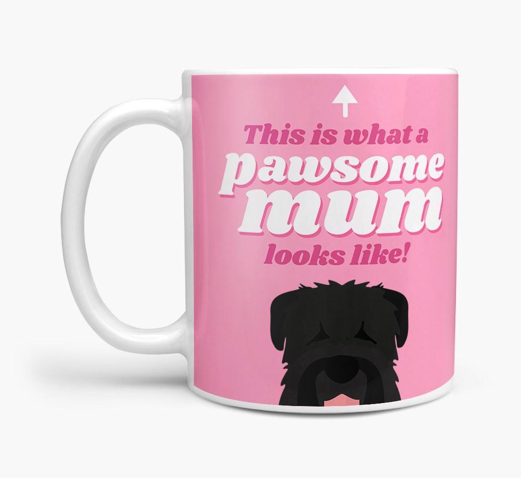 'Pawsome Dog Mum' - Personalised {breedFullName} Mug