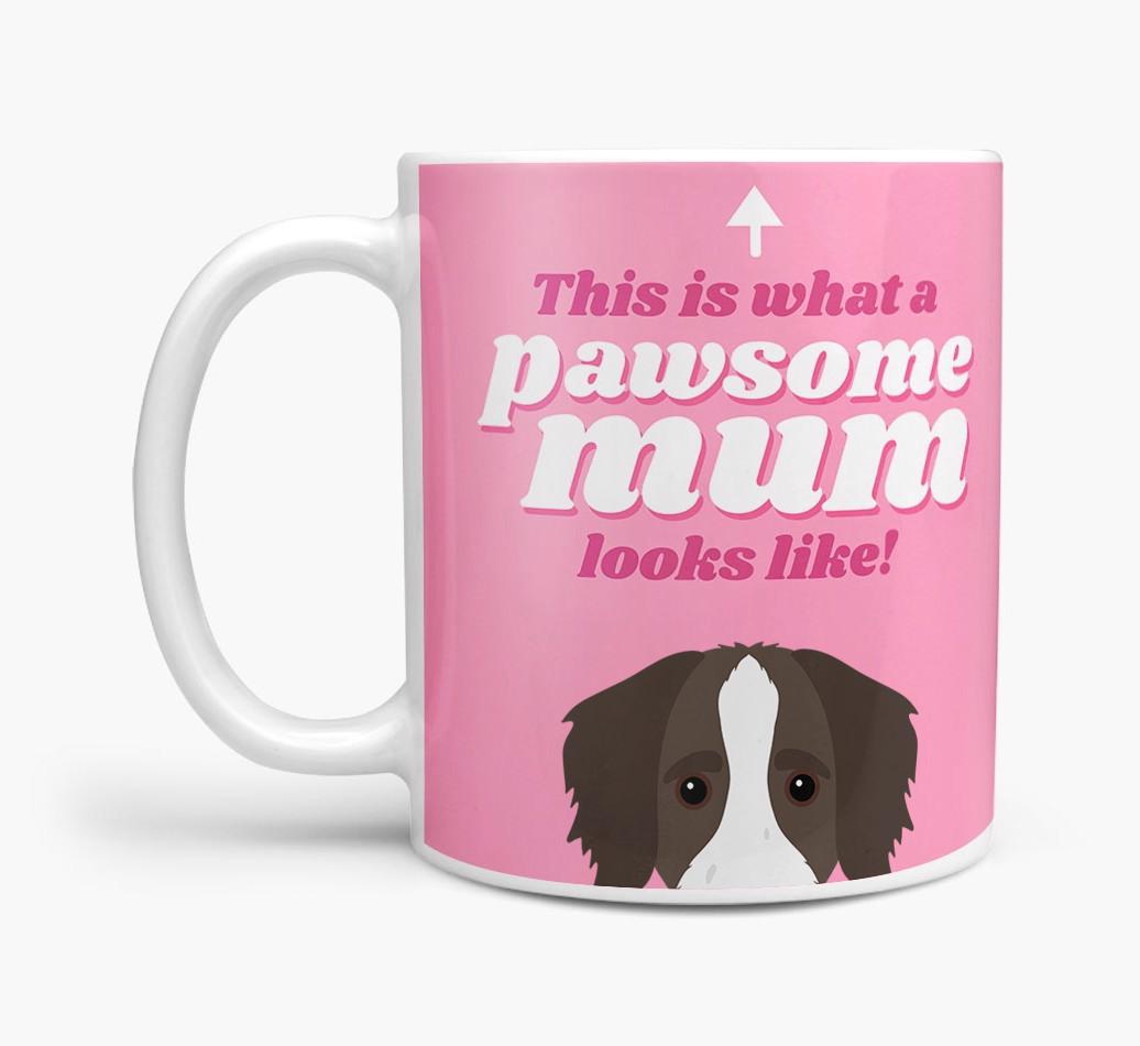 'Pawsome Dog Mum' - Personalised {breedFullName} Mug