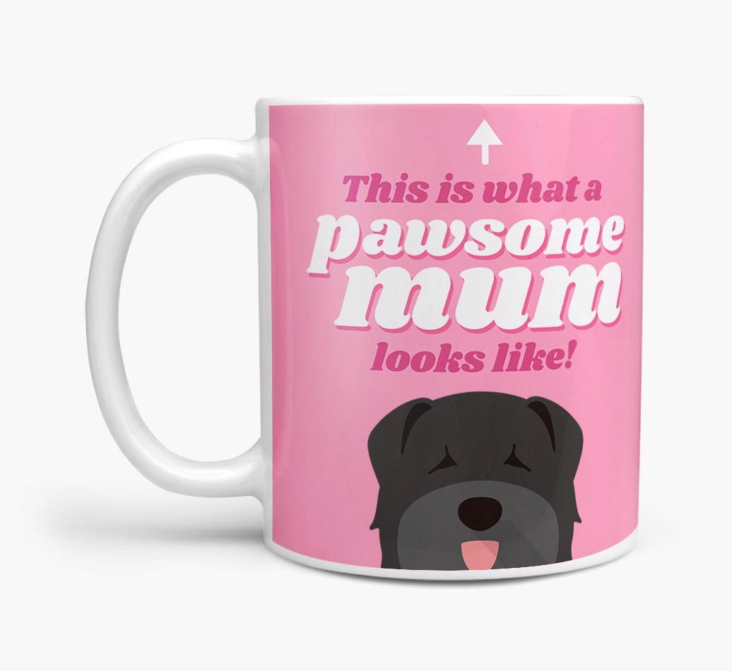 'Pawsome Dog Mum' - Personalised {breedFullName} Mug