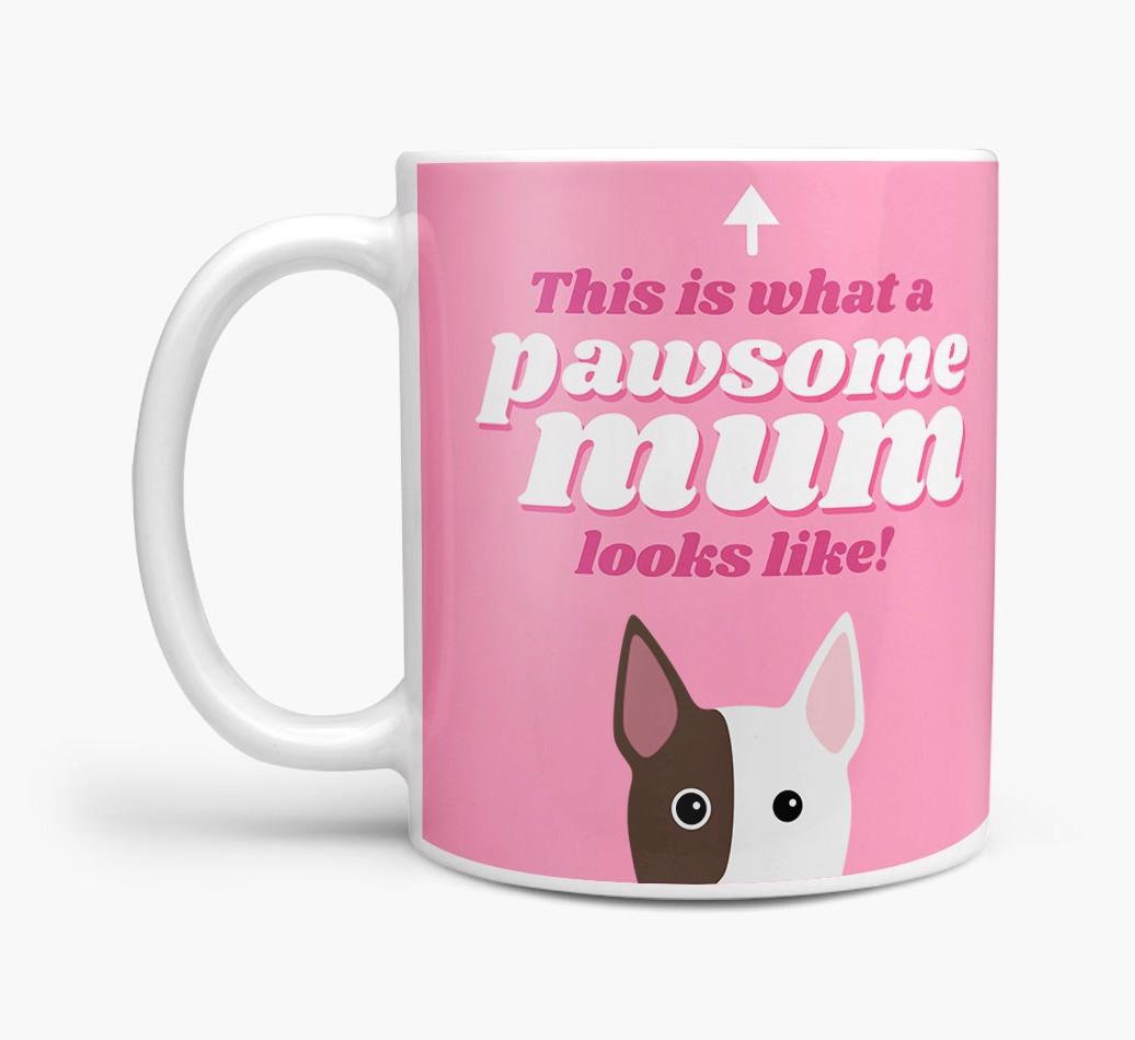 'Pawsome Dog Mum' - Personalised {breedFullName} Mug