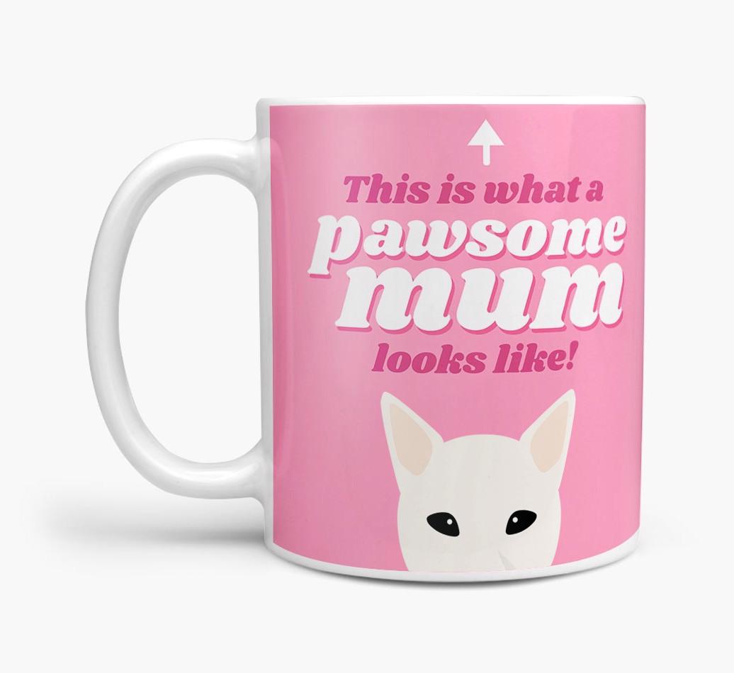 'Pawsome Dog Mum' - Personalised {breedFullName} Mug