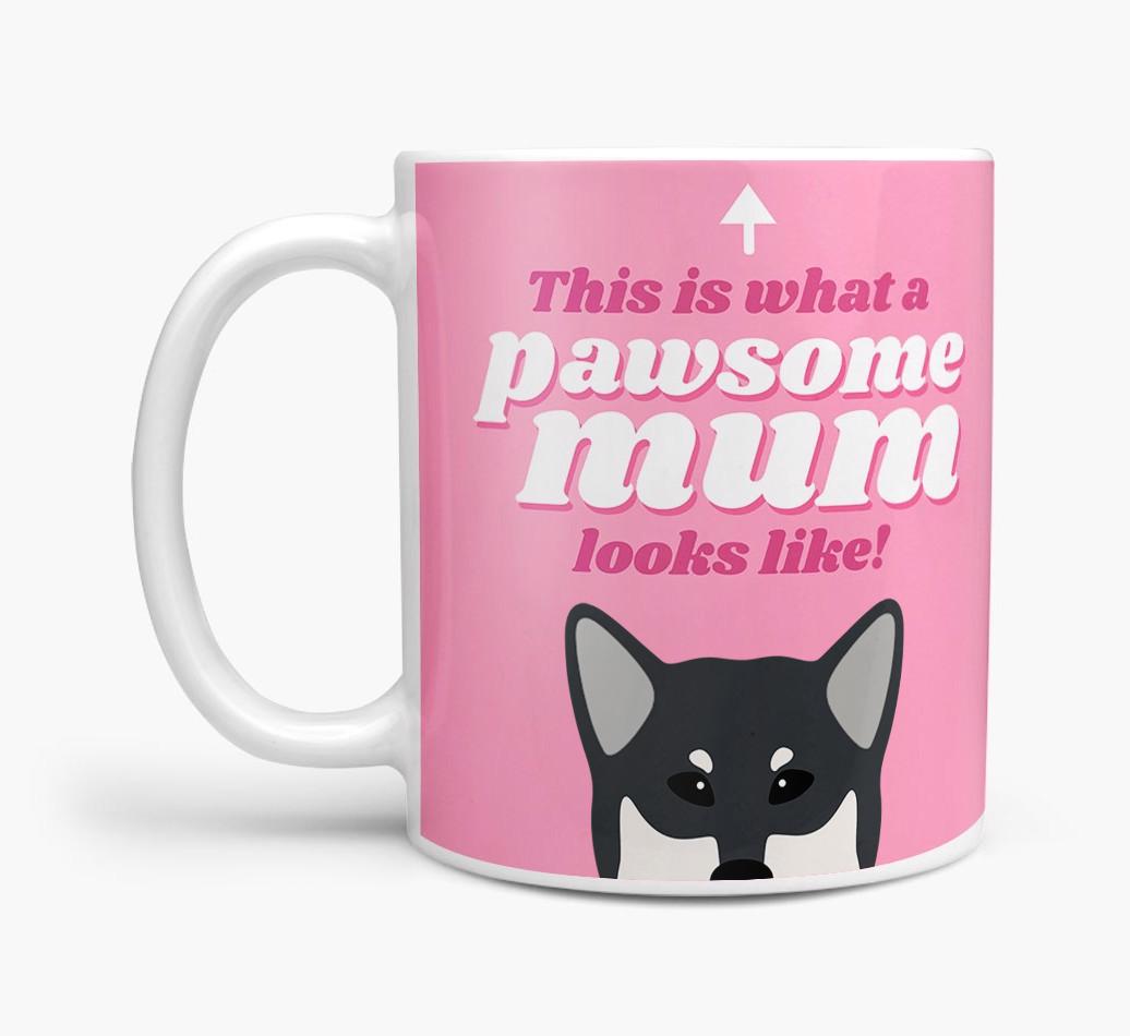 'Pawsome Dog Mum' - Personalised {breedFullName} Mug