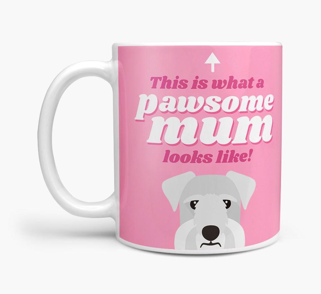 'Pawsome Dog Mum' - Personalised {breedFullName} Mug