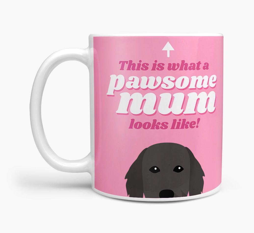'Pawsome Dog Mum' - Personalised {breedFullName} Mug