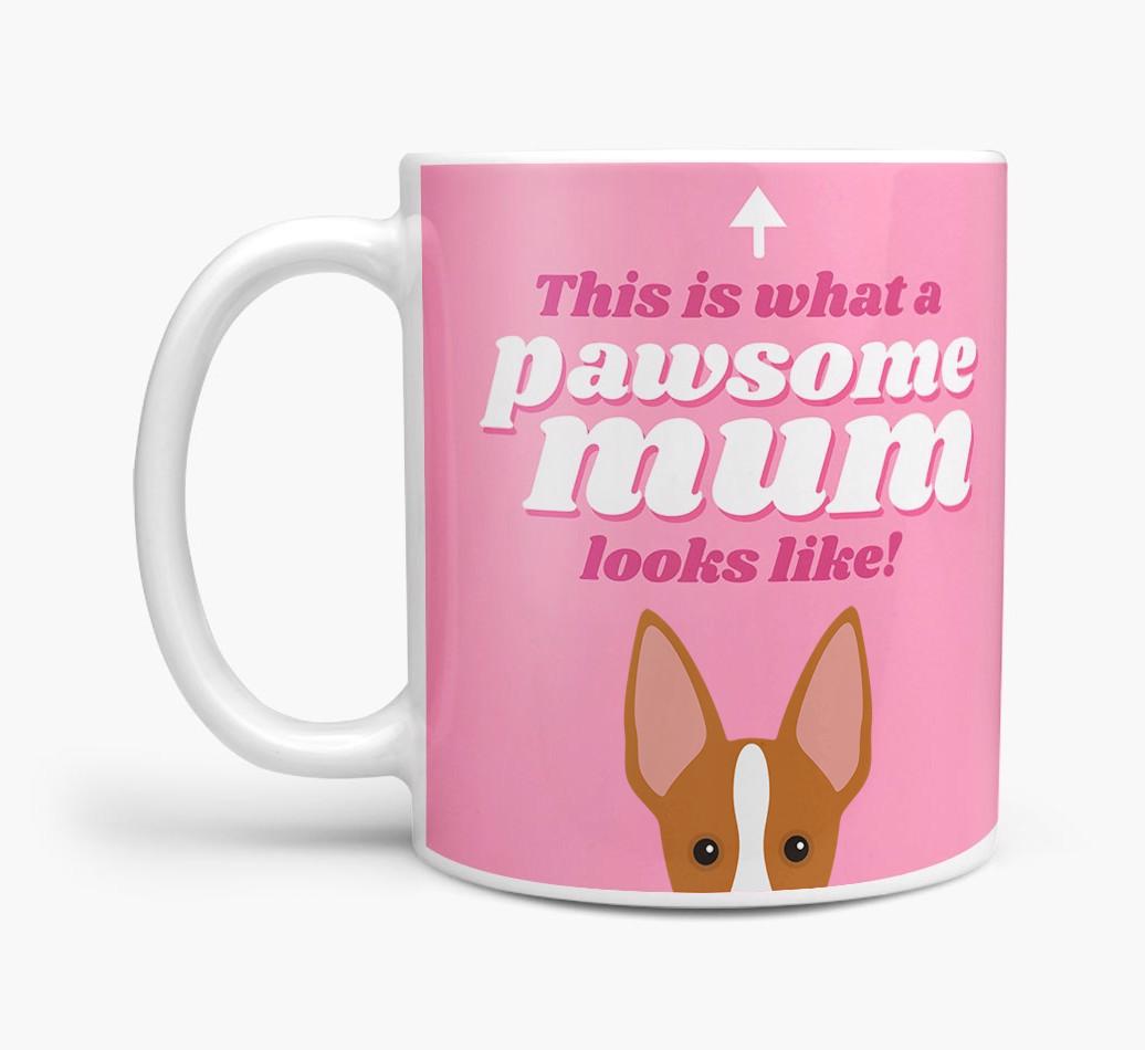 'Pawsome Dog Mum' - Personalised {breedFullName} Mug