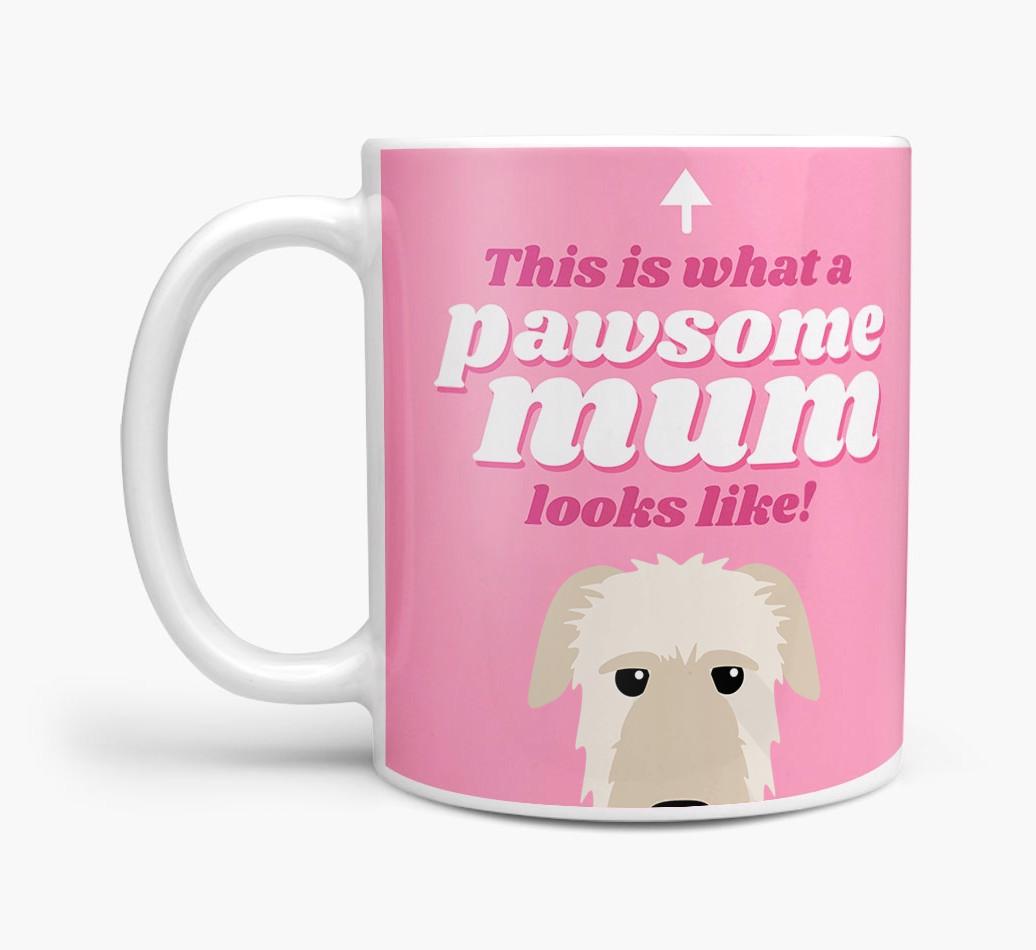 'Pawsome Dog Mum' - Personalised {breedFullName} Mug