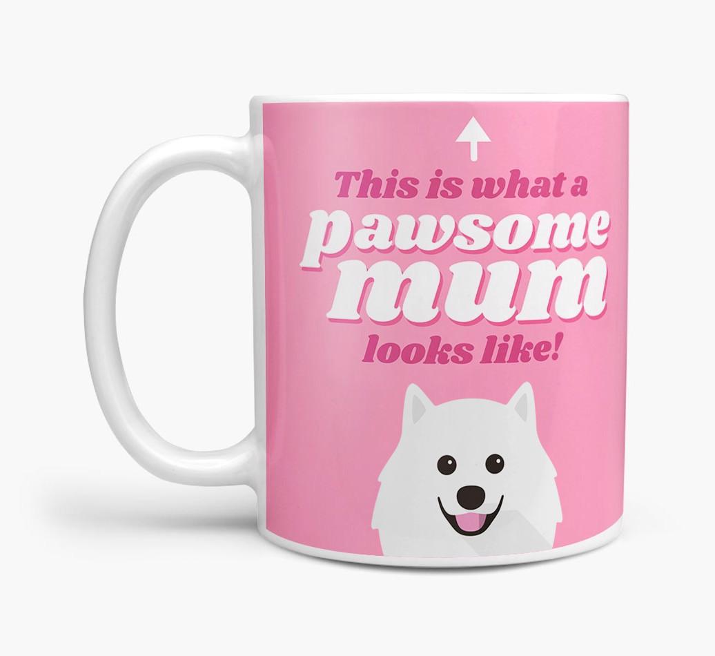 'Pawsome Dog Mum' - Personalised {breedFullName} Mug