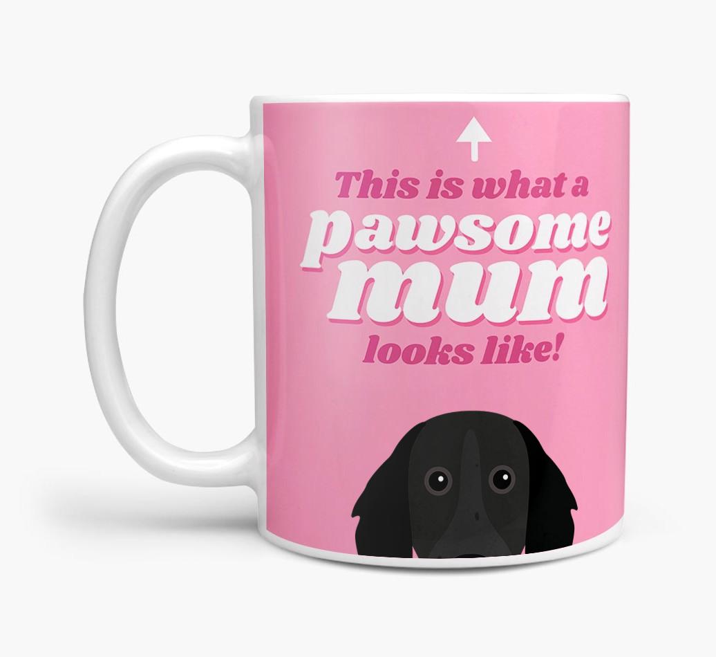 'Pawsome Dog Mum' - Personalised {breedFullName} Mug