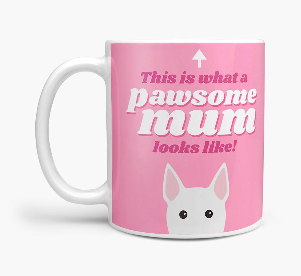 'Pawsome Dog Mum' - Personalised {breedFullName} Mug