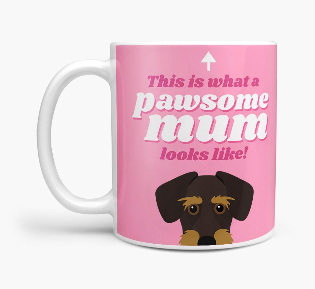 'Pawsome Dog Mum' - Personalised {breedFullName} Mug