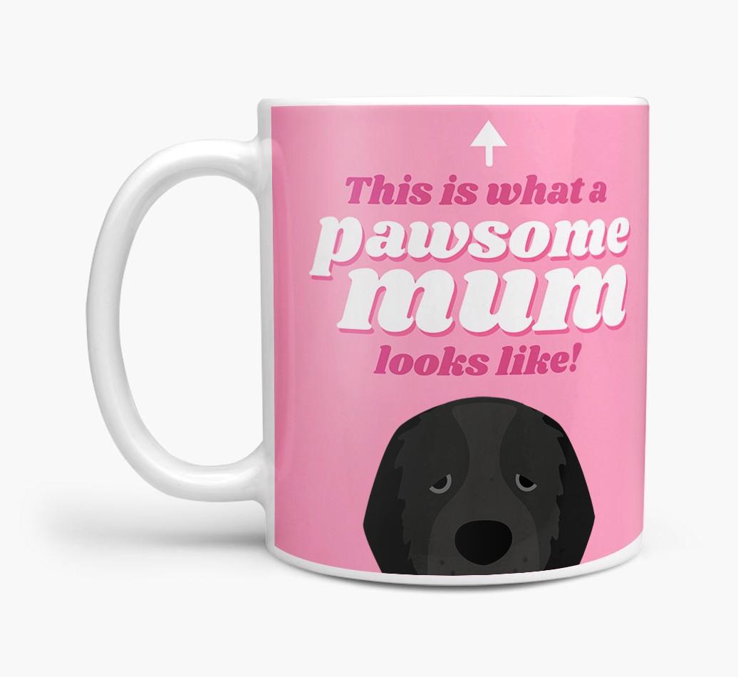 'Pawsome Dog Mum' - Personalised {breedFullName} Mug