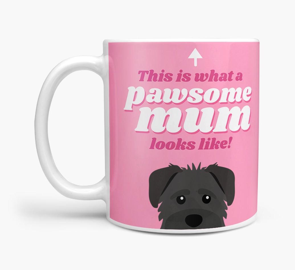 'Pawsome Dog Mum' - Personalised {breedFullName} Mug