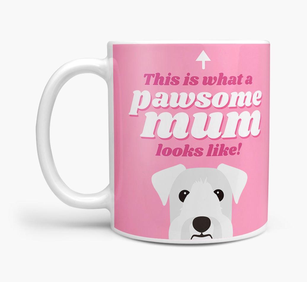 'Pawsome Dog Mum' - Personalised {breedFullName} Mug