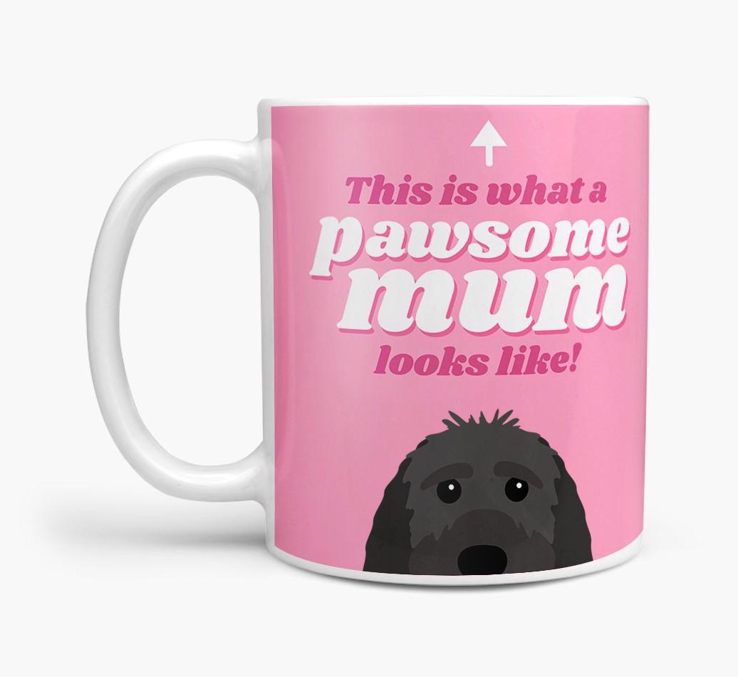 'Pawsome Dog Mum' - Personalised {breedFullName} Mug