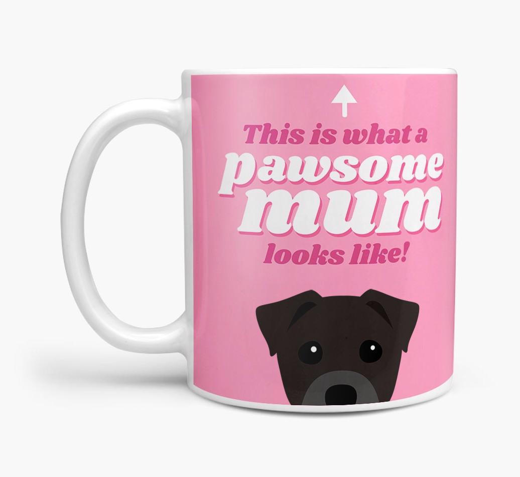 'Pawsome Dog Mum' - Personalised {breedFullName} Mug