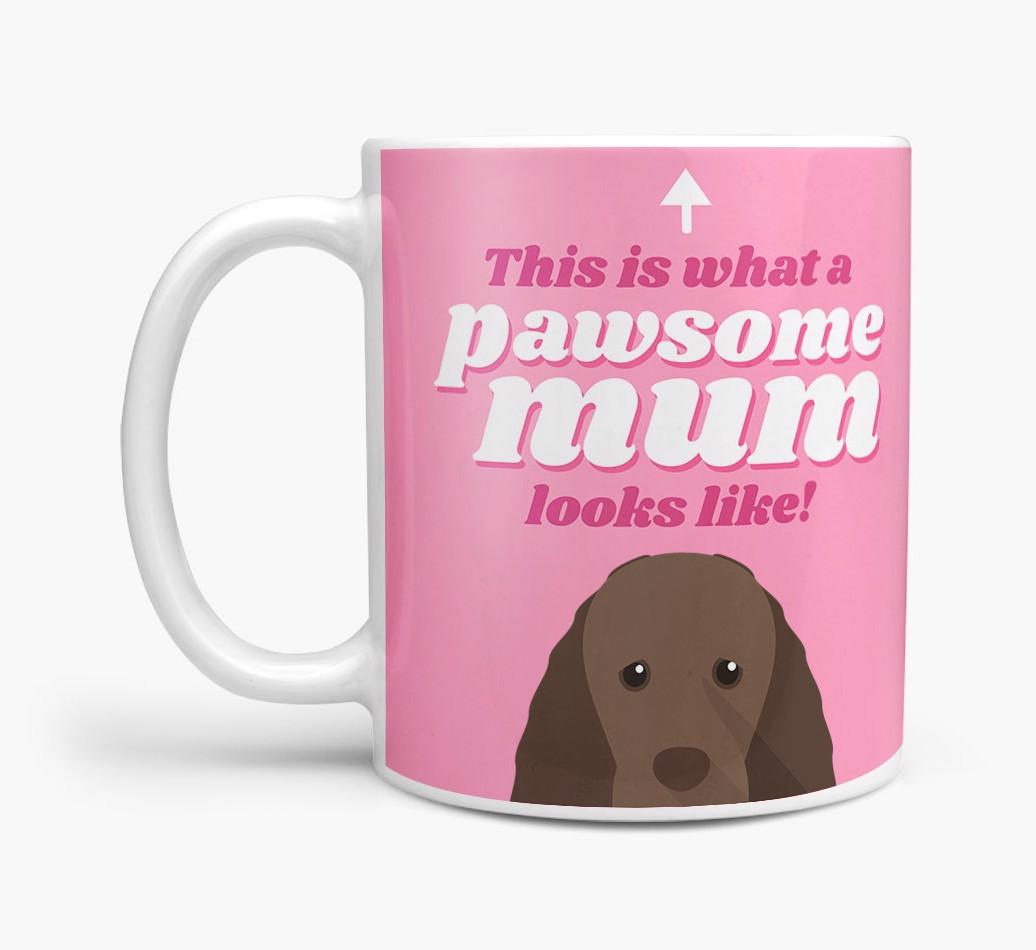 'Pawsome Dog Mum' - Personalised {breedFullName} Mug