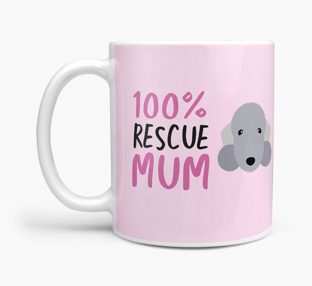'100% Rescue Mum' - Personalised {breedFullName} Mug