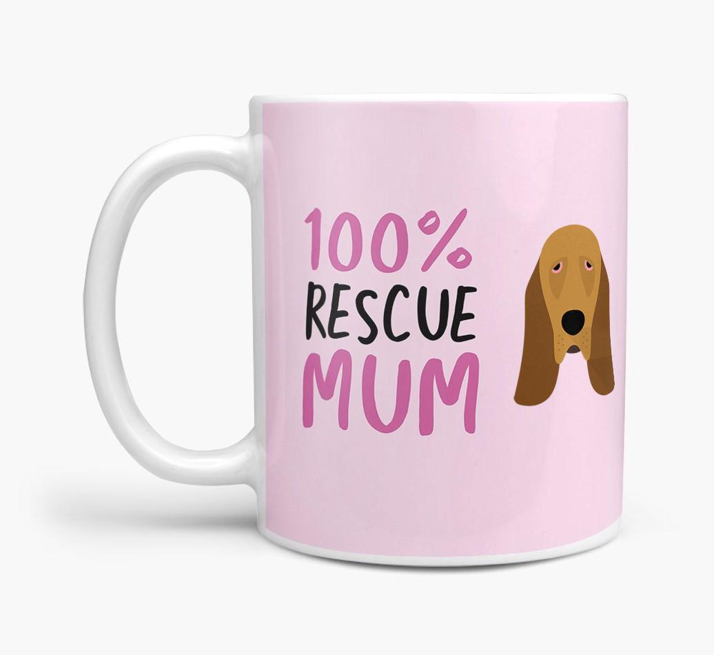 '100% Rescue Mum' - Personalised {breedFullName} Mug