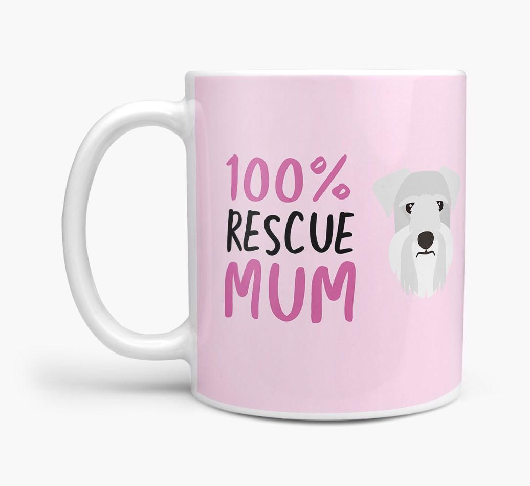 '100% Rescue Mum' - Personalised {breedFullName} Mug