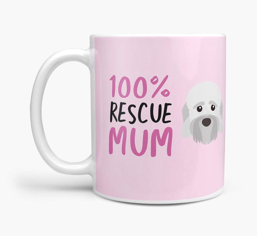 '100% Rescue Mum' - Personalised {breedFullName} Mug