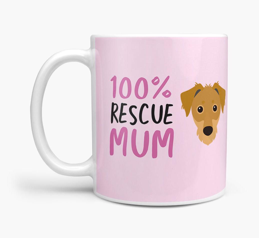 '100% Rescue Mum' - Personalised {breedFullName} Mug