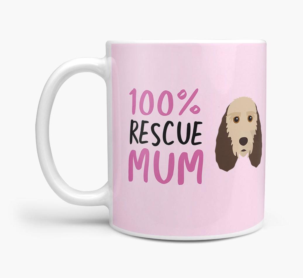 '100% Rescue Mum' - Personalised {breedFullName} Mug