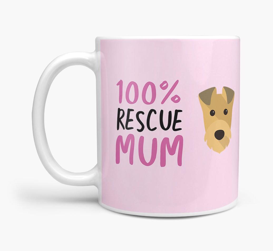'100% Rescue Mum' - Personalised {breedFullName} Mug