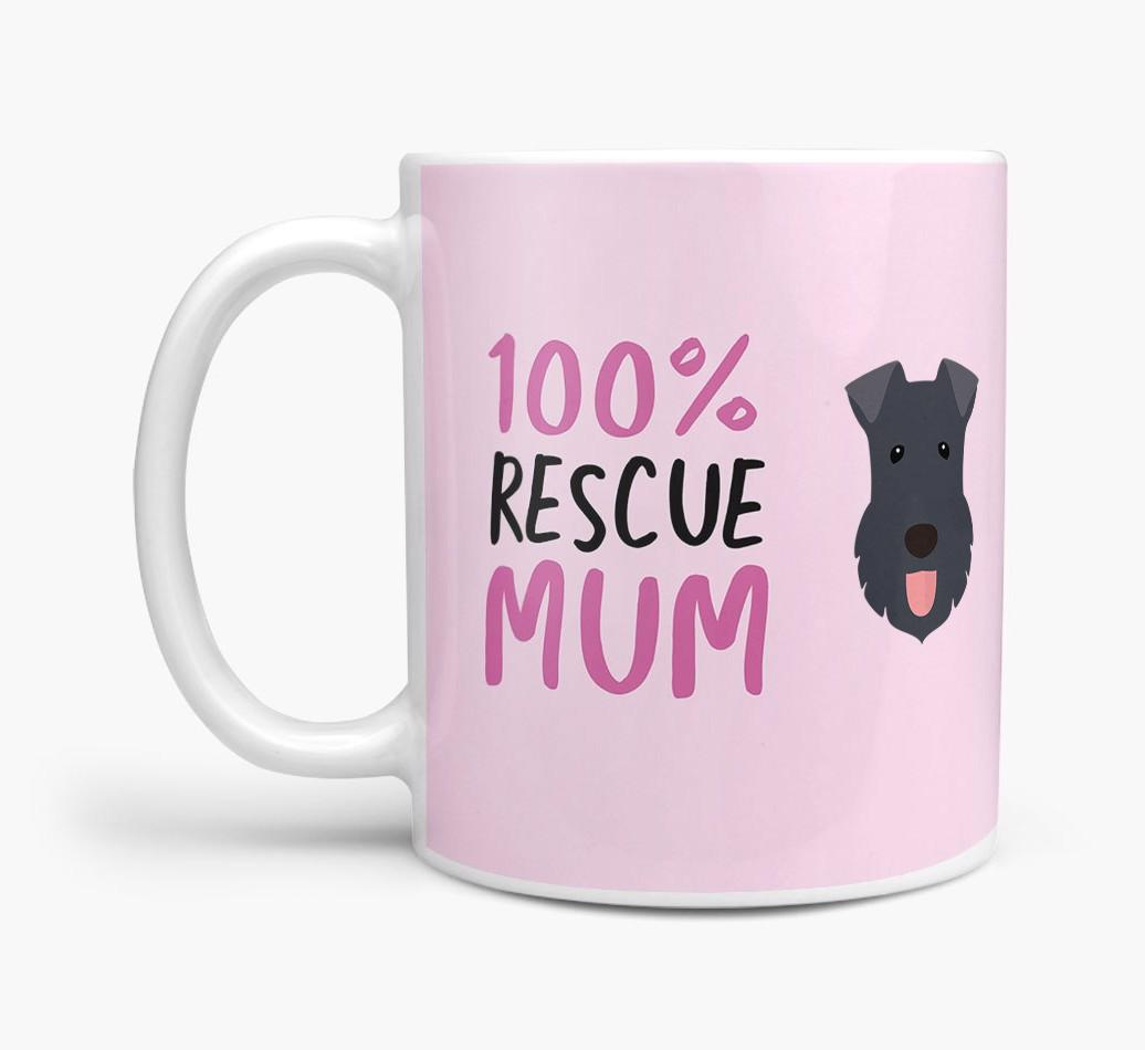 '100% Rescue Mum' - Personalised {breedFullName} Mug