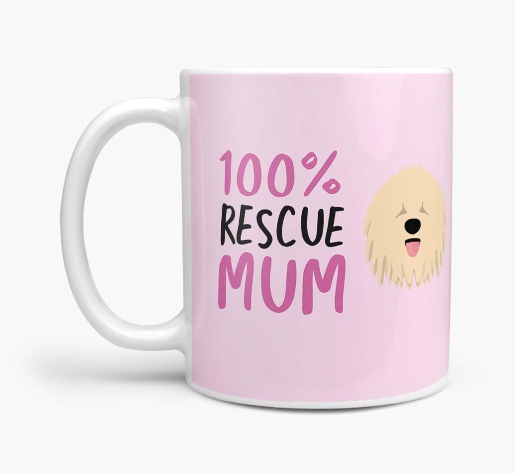 '100% Rescue Mum' - Personalised {breedFullName} Mug