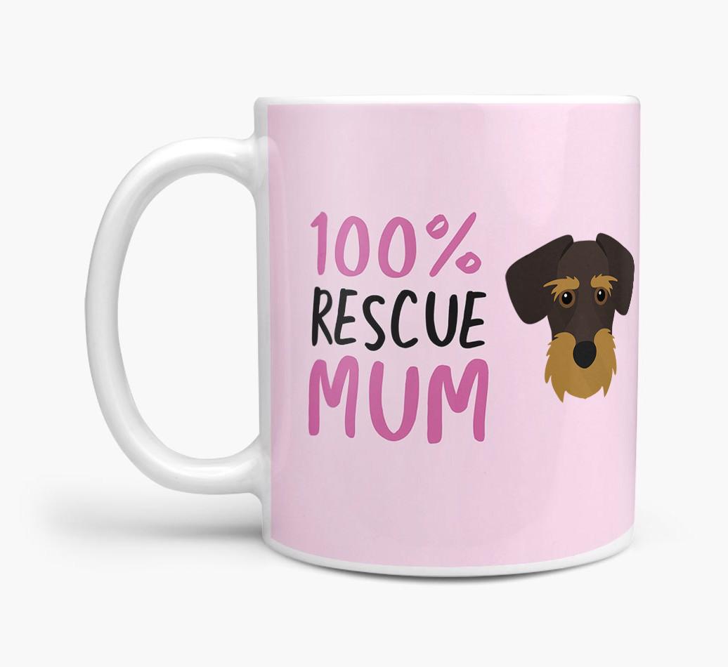 '100% Rescue Mum' - Personalised {breedFullName} Mug
