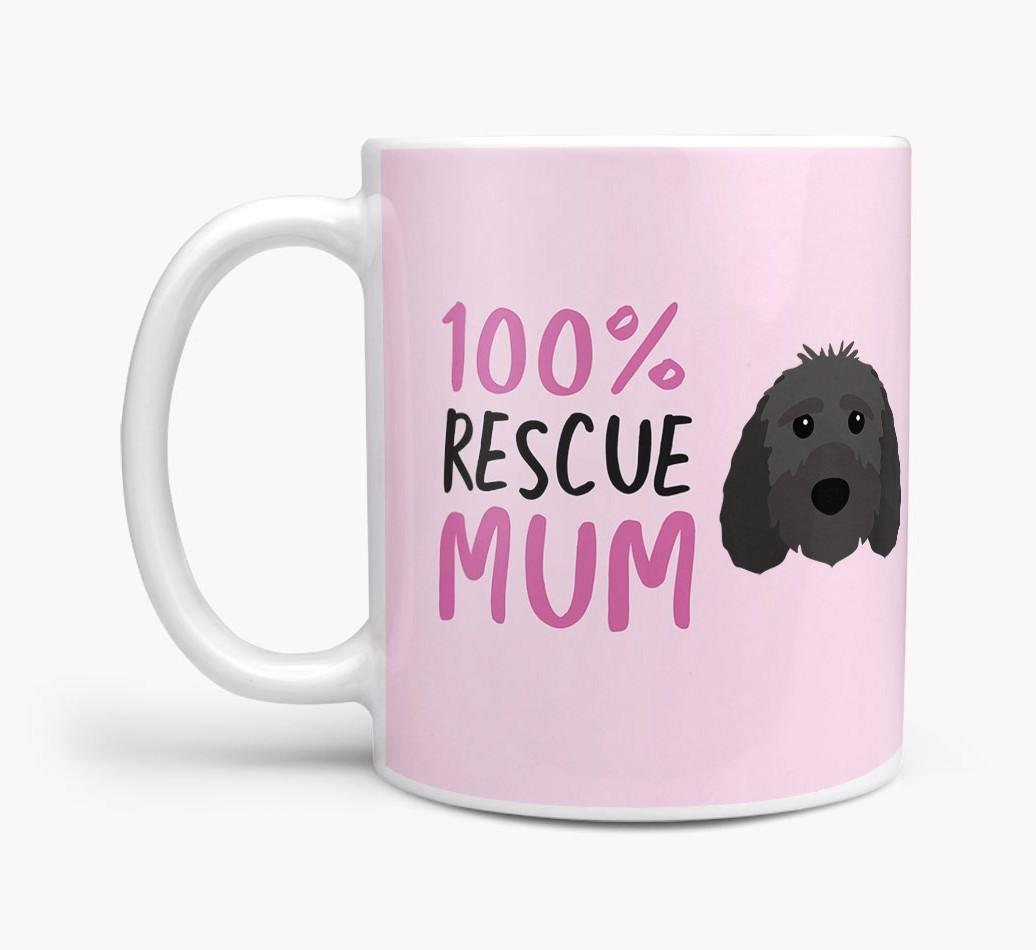 '100% Rescue Mum' - Personalised {breedFullName} Mug
