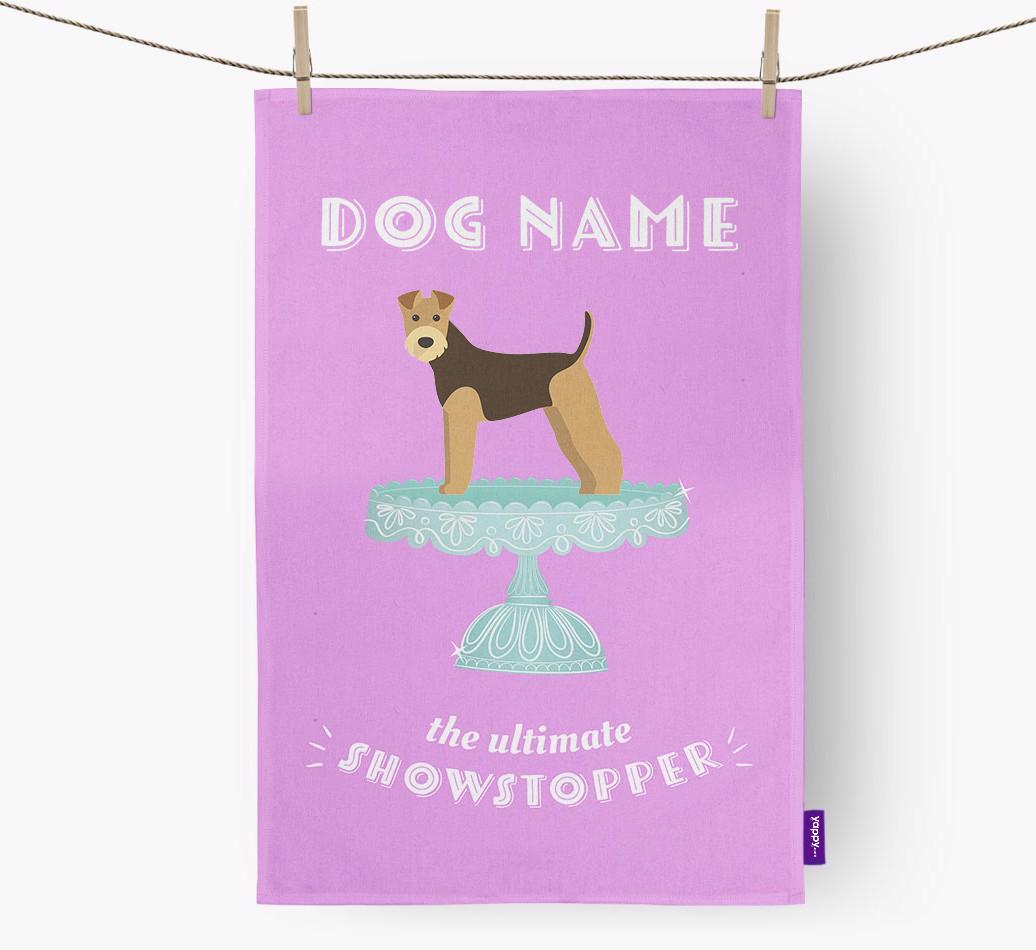 'The Ultimate Showstopper' - Personalised {breedFullName} Tea Towel