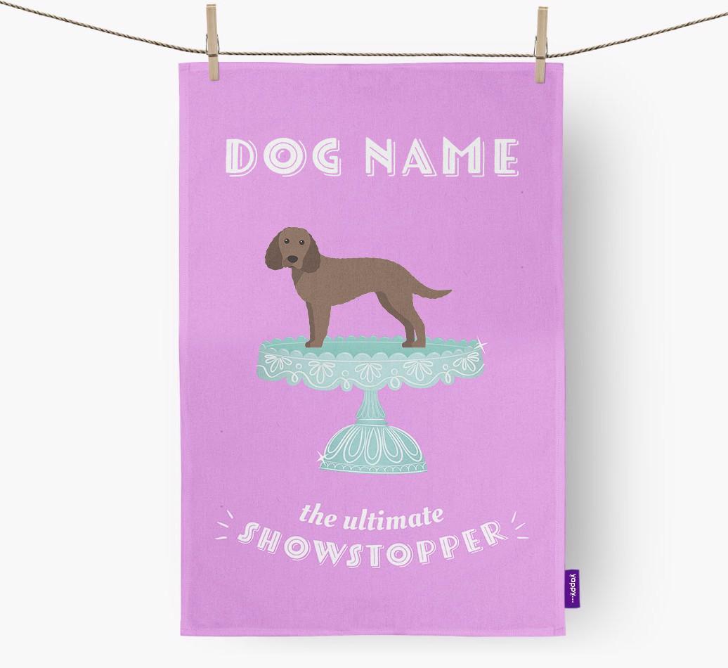 'The Ultimate Showstopper' - Personalised {breedFullName} Tea Towel