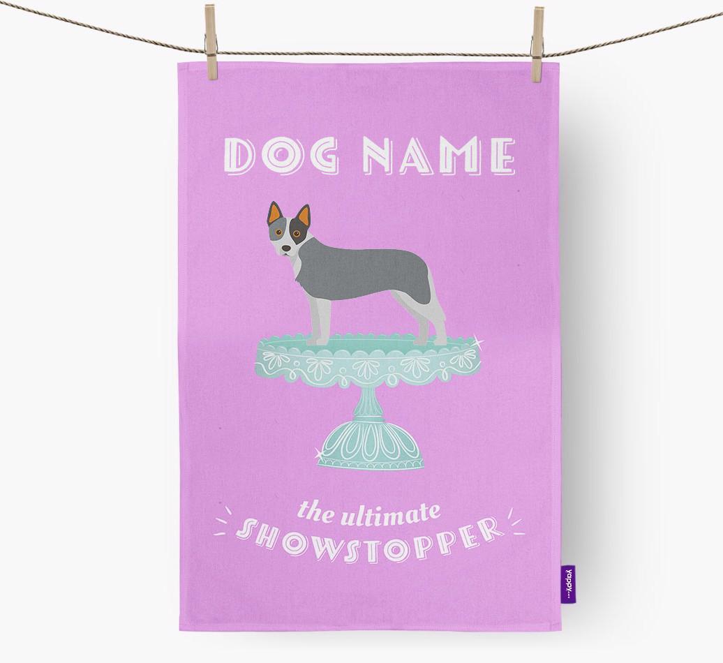 'The Ultimate Showstopper' - Personalised {breedFullName} Tea Towel