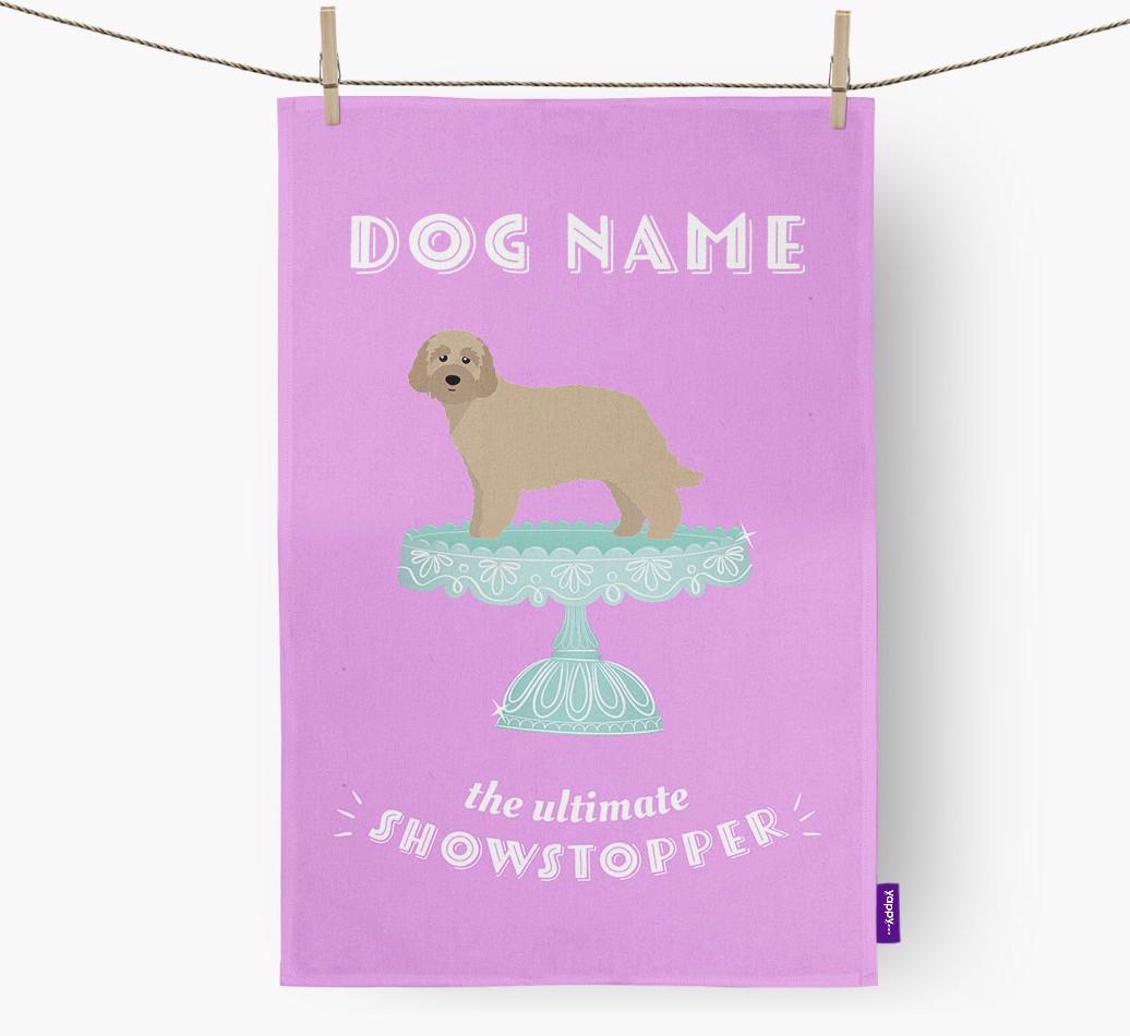 'The Ultimate Showstopper' - Personalised {breedFullName} Tea Towel