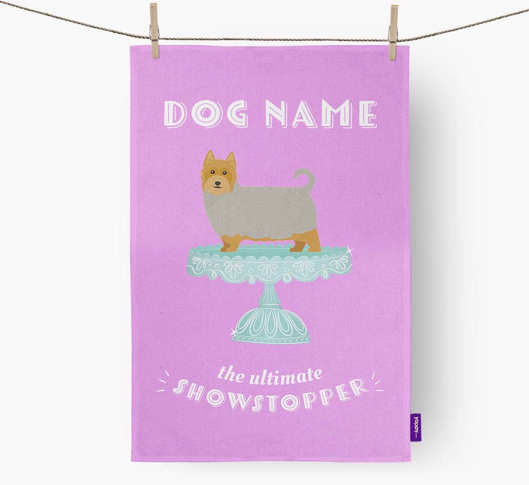 'The Ultimate Showstopper' - Personalised {breedFullName} Tea Towel