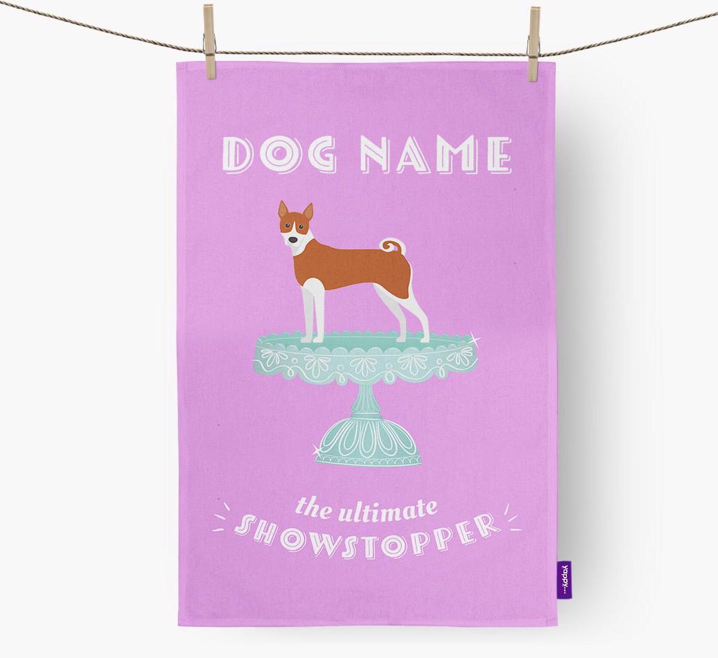 'The Ultimate Showstopper' - Personalised {breedFullName} Tea Towel