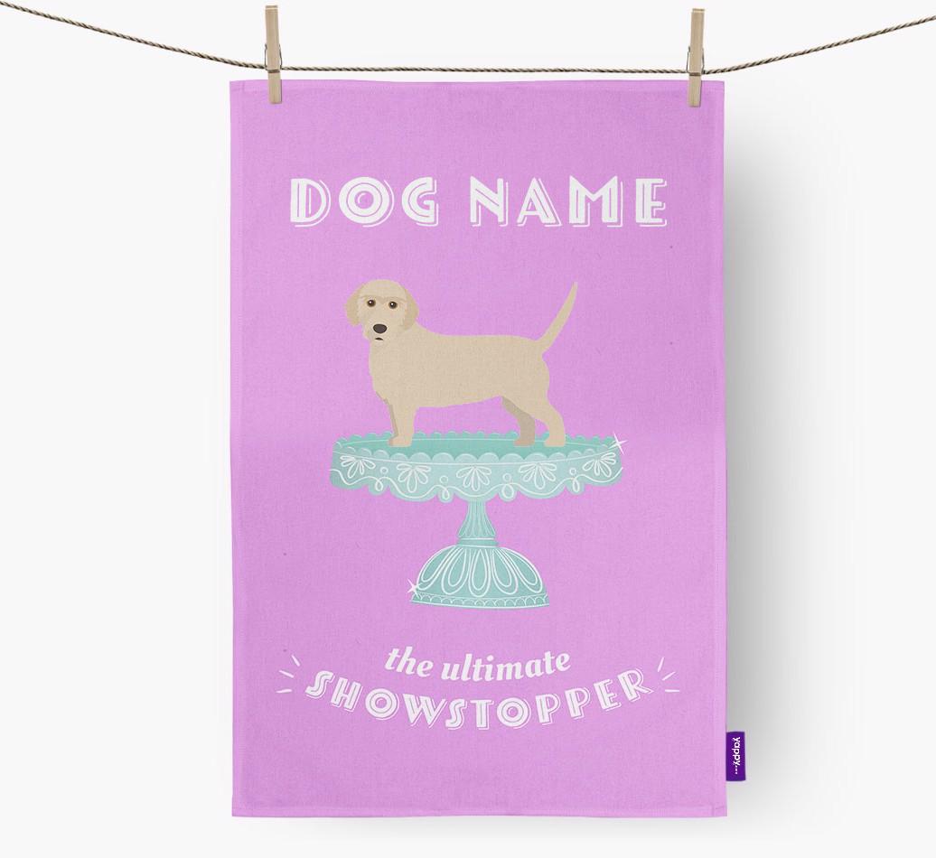 'The Ultimate Showstopper' - Personalised {breedFullName} Tea Towel