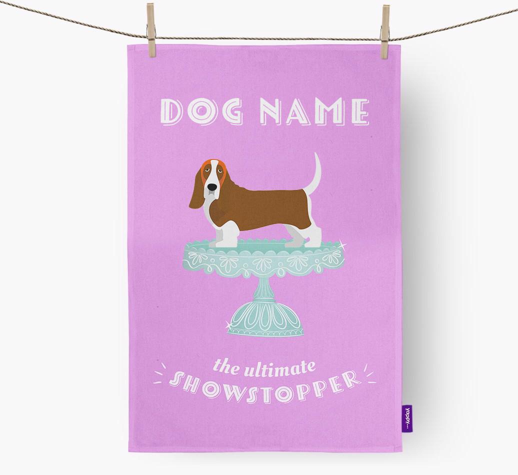 'The Ultimate Showstopper' - Personalised {breedFullName} Tea Towel