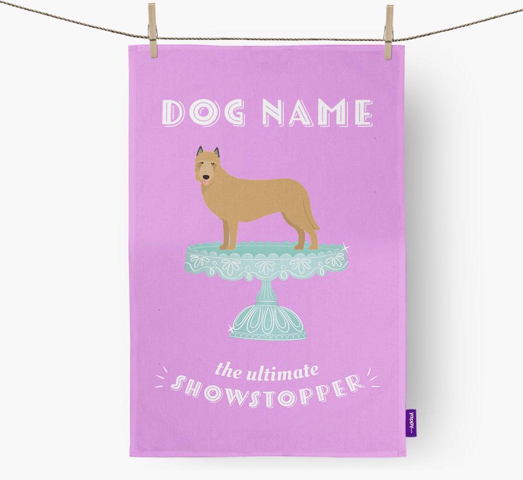 'The Ultimate Showstopper' - Personalised {breedFullName} Tea Towel