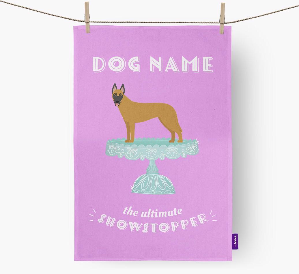 'The Ultimate Showstopper' - Personalised {breedFullName} Tea Towel