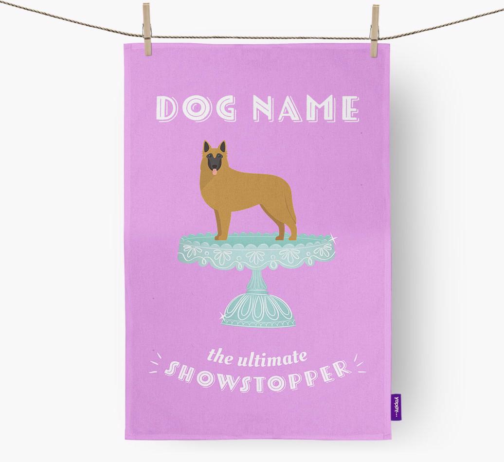 'The Ultimate Showstopper' - Personalised {breedFullName} Tea Towel
