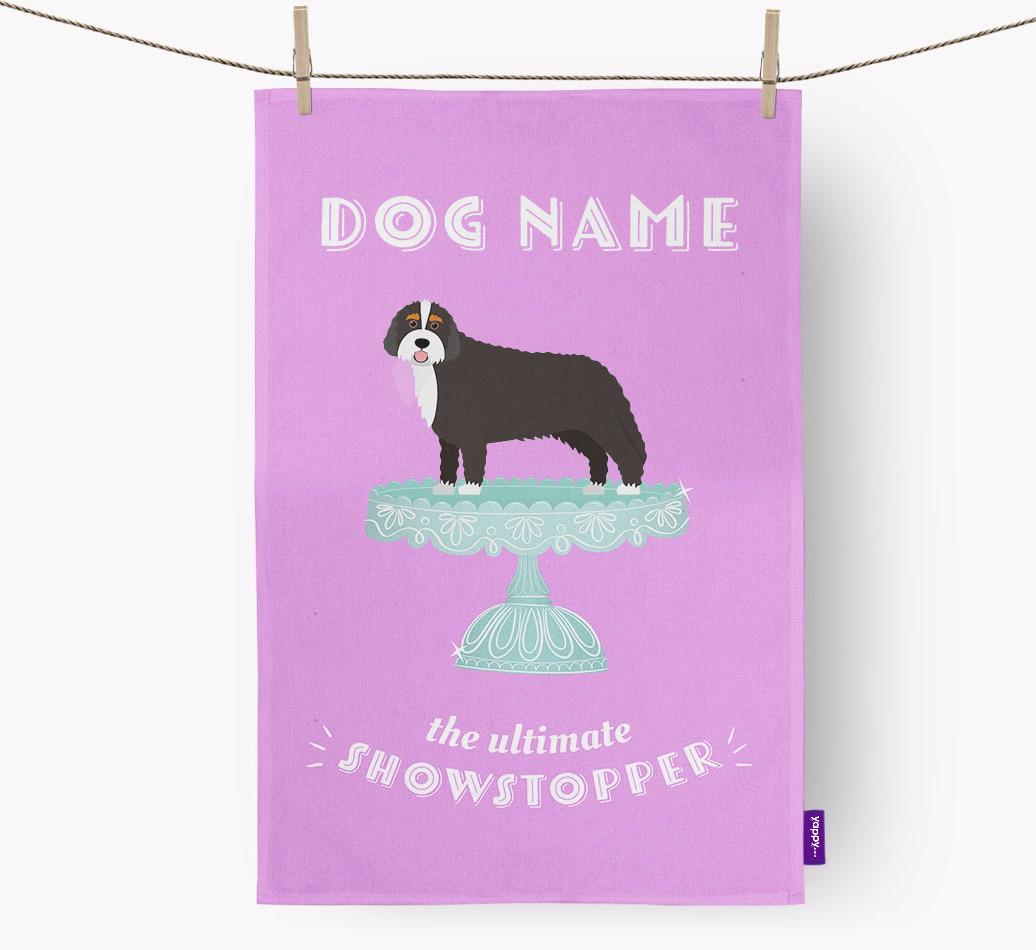 'The Ultimate Showstopper' - Personalised {breedFullName} Tea Towel