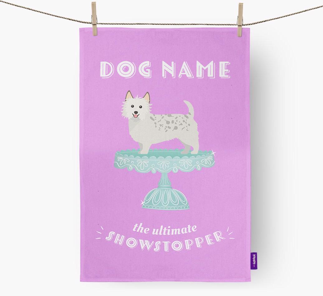 'The Ultimate Showstopper' - Personalised {breedFullName} Tea Towel