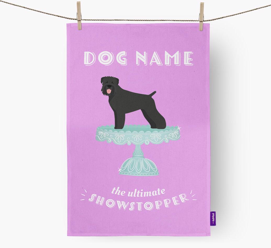 'The Ultimate Showstopper' - Personalised {breedFullName} Tea Towel