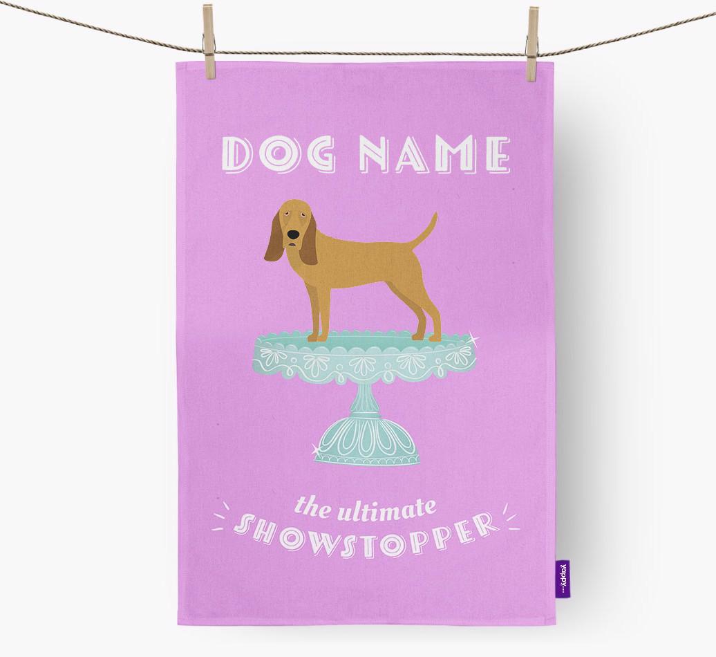 'The Ultimate Showstopper' - Personalised {breedFullName} Tea Towel