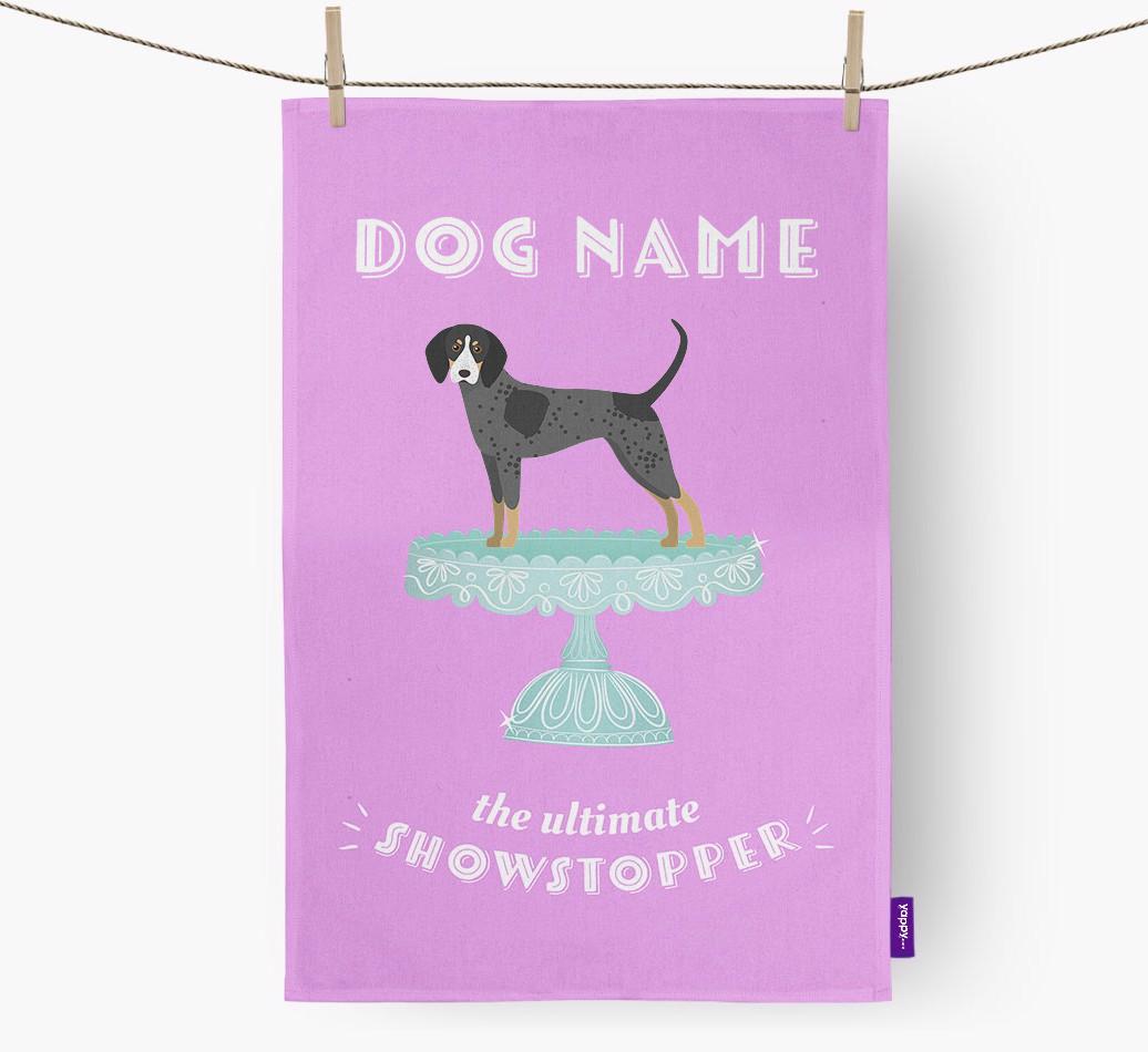 'The Ultimate Showstopper' - Personalised {breedFullName} Tea Towel