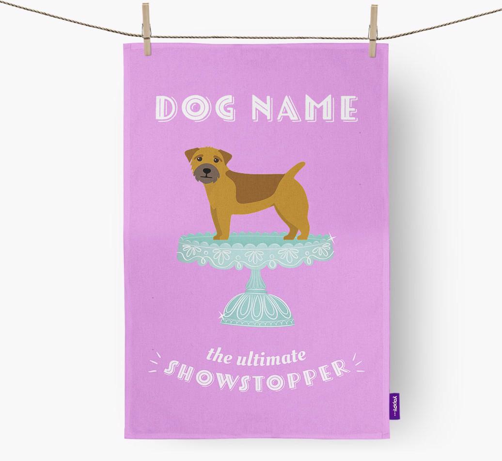 'The Ultimate Showstopper' - Personalised {breedFullName} Tea Towel