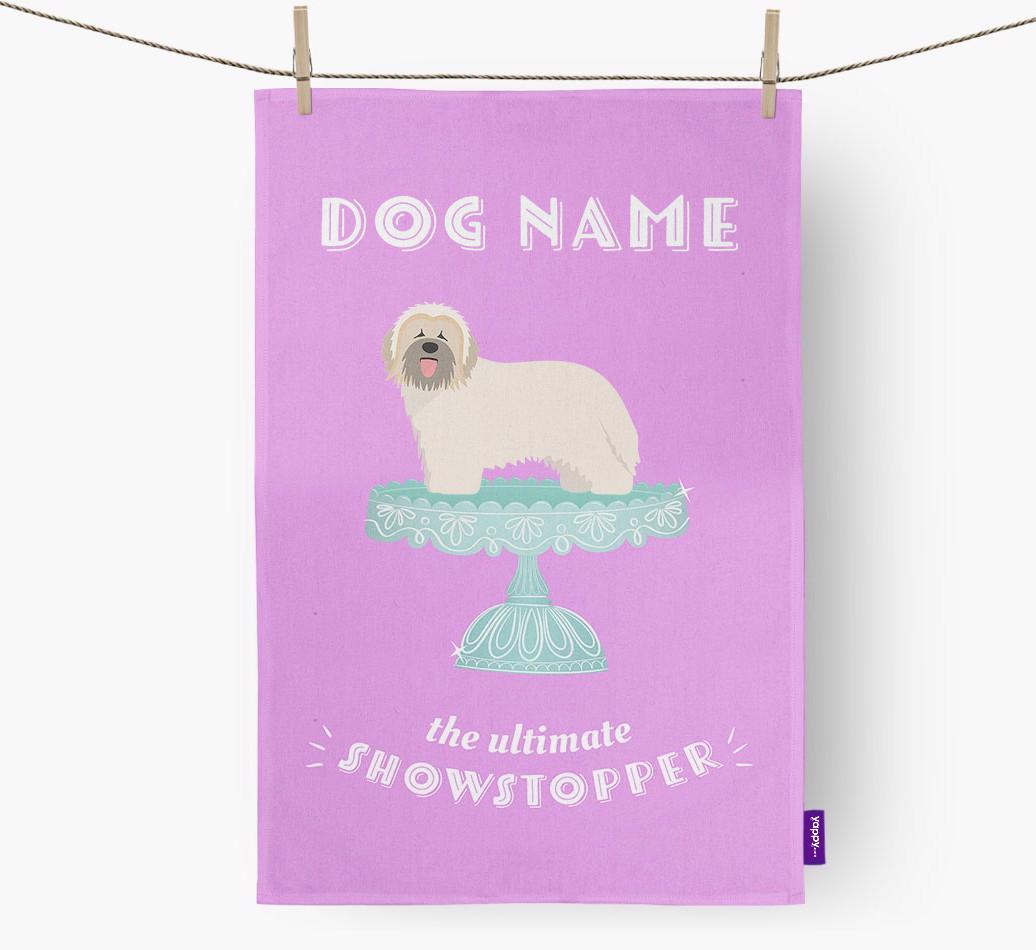 'The Ultimate Showstopper' - Personalised {breedFullName} Tea Towel