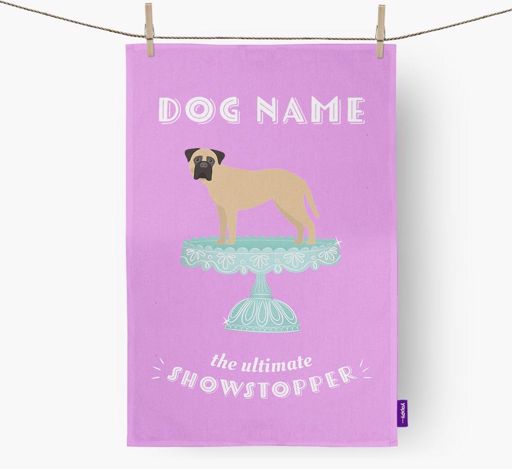 'The Ultimate Showstopper' - Personalised {breedFullName} Tea Towel